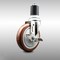 Service Caster 5 Inch 316SS Maroon Polyurethane Swivel 1-3/4 Inch Expanding Stem Caster Brake SCC-SS316EX20S514-PPUB-MRN-TLB-134 - alternate 2